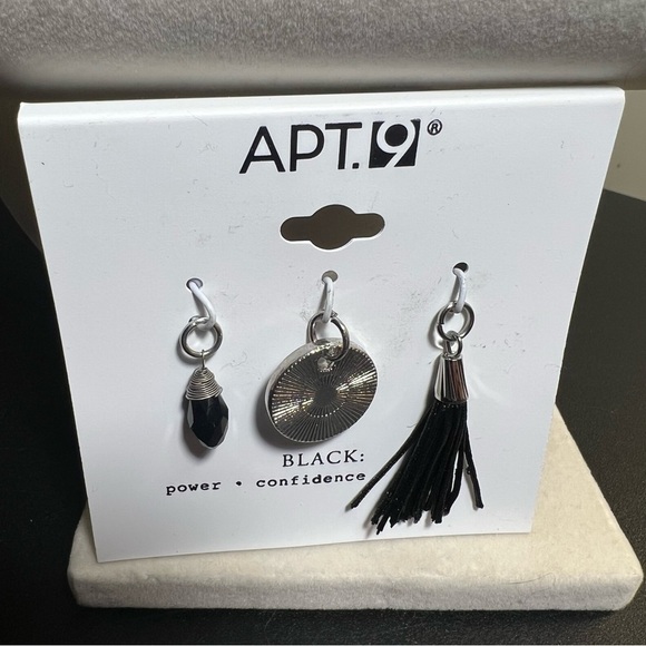 Apt. 9 Jewelry - APT.9 Charms Black and Silver Power•Confidence•Elegant
